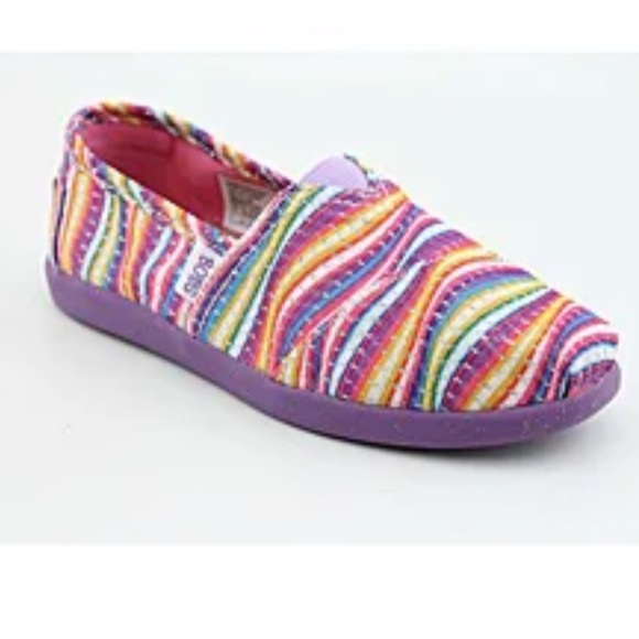 sparkly skechers slip ons